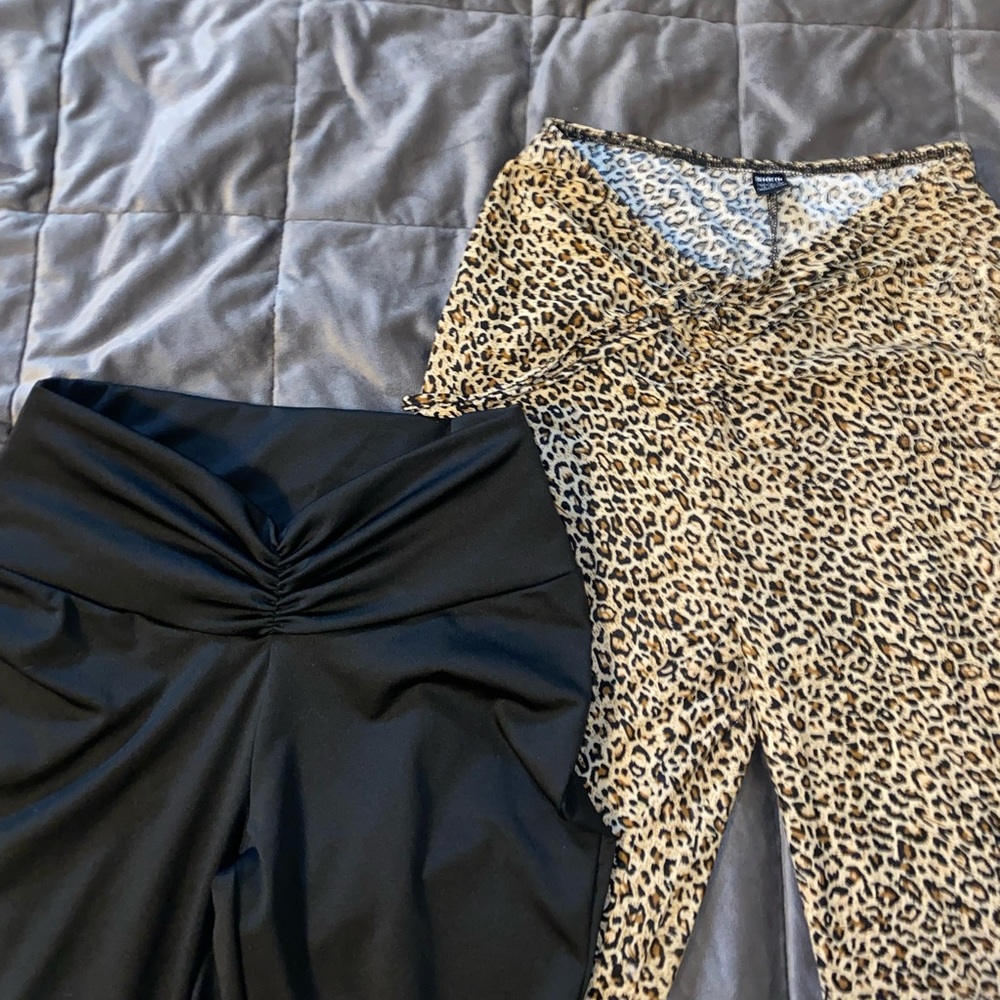 Shein flared leggings